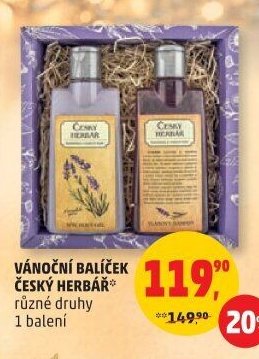 VÁNOČNÍ BALÍČEK ČESKÝ HERBÁŘ