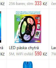 LED páska chytrá 5M, Wifi ovlád
