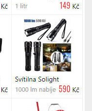Svítilna Solight 1000 lm nabije