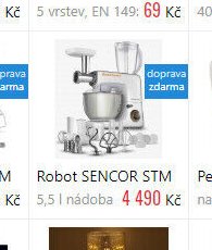 Robot SENCOR STM 5,5 l nádoba