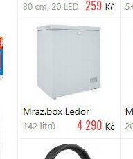 Mraz.box Ledor 142 litrů