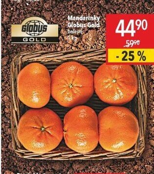 Mandarinky Globus Gold