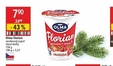 Olma Florian smetanový jogurt