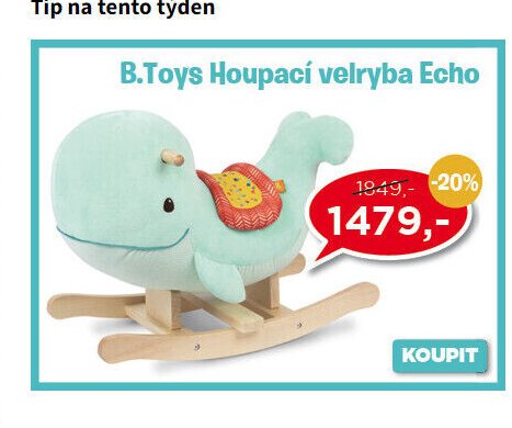 B.Toys Houpací velryba Echo