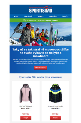akční leták Sportisimo 7.12.2021-12.12.2021