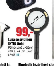 Lupa se svítilnou EXTOL LIGHT