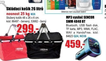 Skládací košík 26 litrů