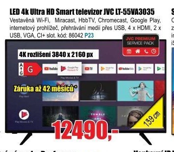 LED 4k Ultra HD Smart televizor JVC LT-55VA3035