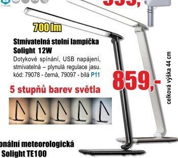 Stmívatelná stolní lampička Solight 12W
