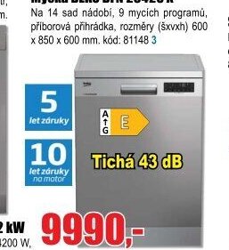 Myčka BEKO DFN 28423 X