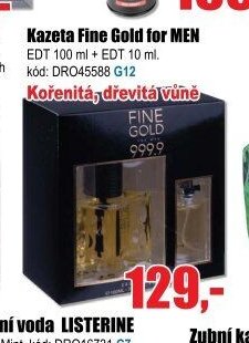 Kazeta Fine Gold for MEN