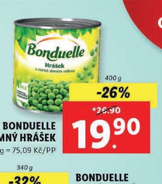 Bonduelle jemný hrášek