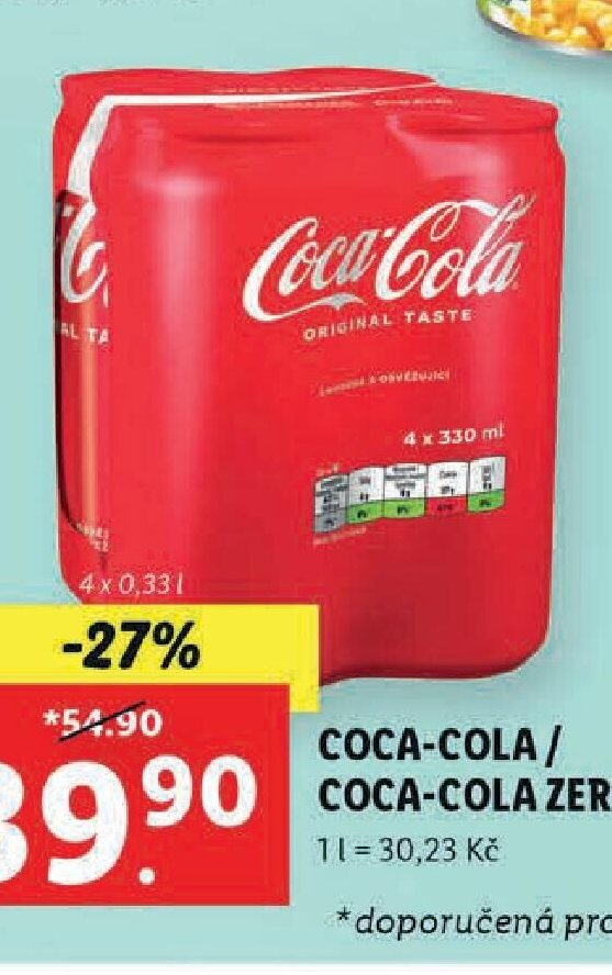 Coca-Cola / Coca-Cola Zero / Fanta