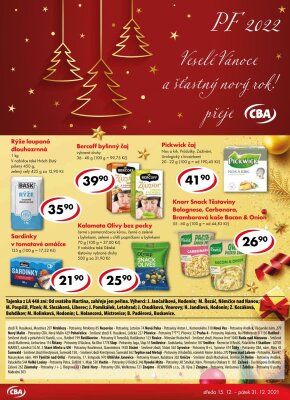 akční leták CBA 15.12.2021-31.12.2021