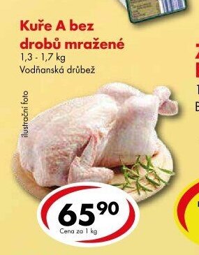 Kuře A bez drobů mražené