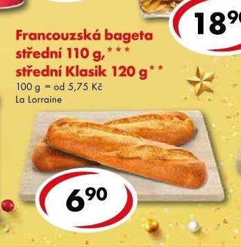 Francouzská bageta, střední Klasik