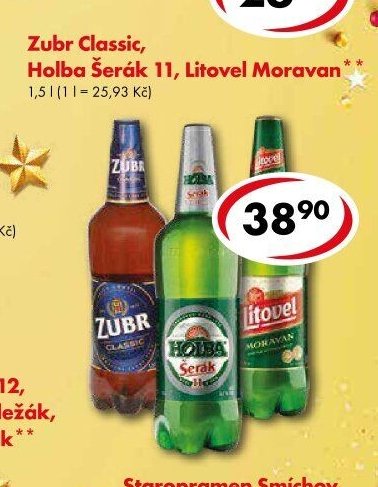 Zubr Classic, Holba Šerák 11, Litovel Moravan