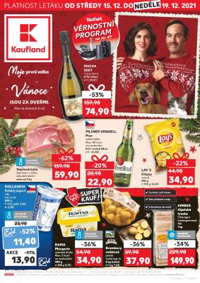 akční leták Kaufland 15.12.2021-19.12.2021