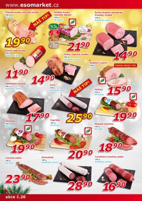 akční leták ESO MARKET 15.12.2021-31.12.2021