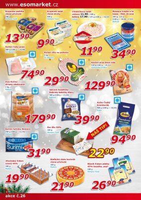 akční leták ESO MARKET 15.12.2021-31.12.2021