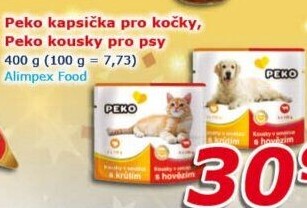 Kapsičky pro kočky Peko