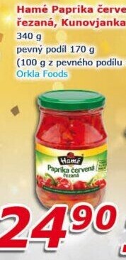 Paprika červená Hamé