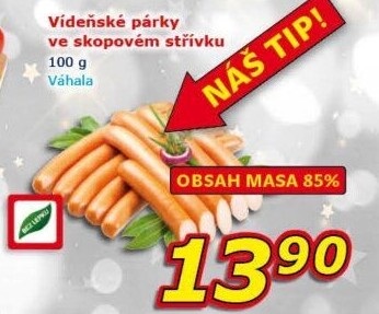 Párky vídeňské Váhala