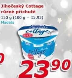 Sýr Cottage Jihočeský Madeta