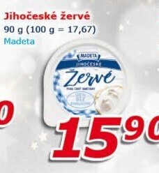 Žervé Jihočeské Madeta
