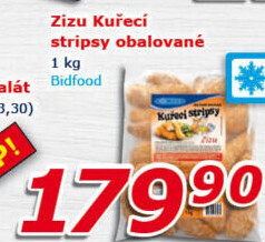 Kuřecí stripsy mražené Zizu Nowaco