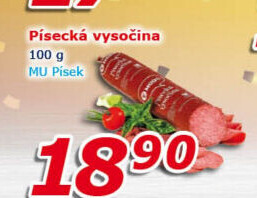 Salám Vysočina písecká Maso uzeniny Písek