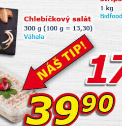 Salát chlebíčkový Váhala