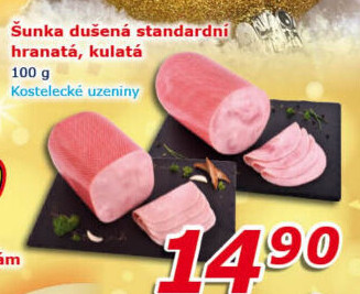 Šunka dušená standard hranatá Kostelecké uzeniny