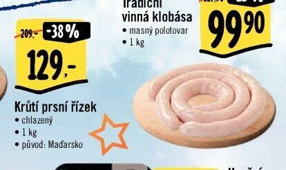 Krůtí prsní řízek