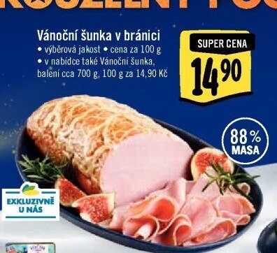 Vánoční šunka v bránici