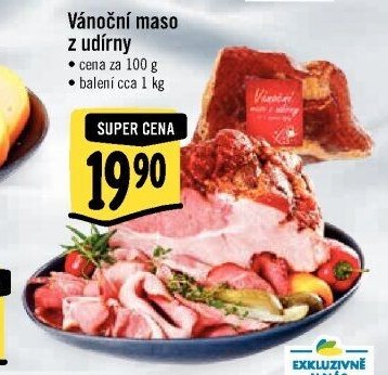 Vánoční maso z udírny