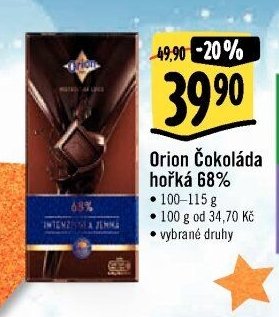 Orion Čokoláda hořká 68%