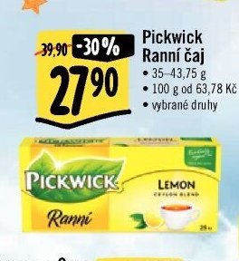 Pickwick Ranní čaj