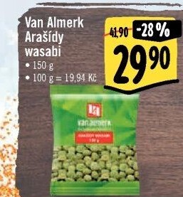 Arašídy Wasabi Van Almerk