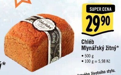 Chléb Mlynářský žitný Albert