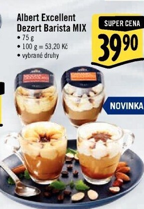Dezert ve skle Albert Excellent