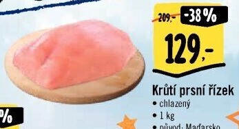 Krůtí prsní řízky