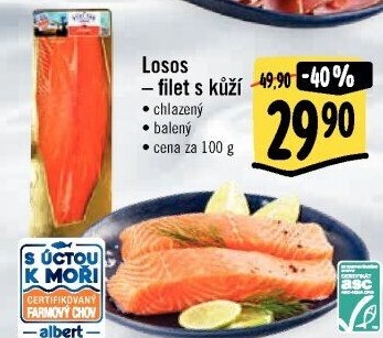 Losos filety Albert