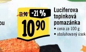 Luciferova topinková pomazánka