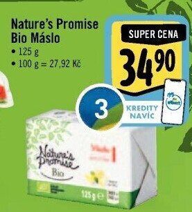 Máslo bio Nature'