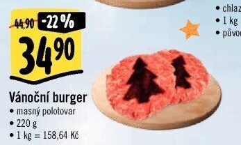 Maso na burger mleté