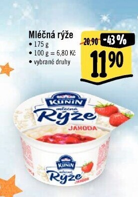 Mléčná rýže Kunín