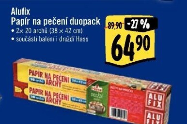 Papír na pečení Alufix