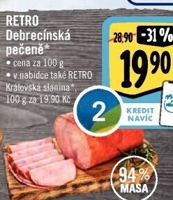 Pečeně debrecínská Albert Retro