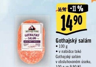 Salám Gothaj Kostelecké uzeniny